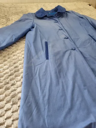 Abrigo Vintage Marquina Azul Talla S