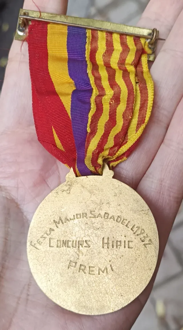 Medalla República 1932 Sabadell