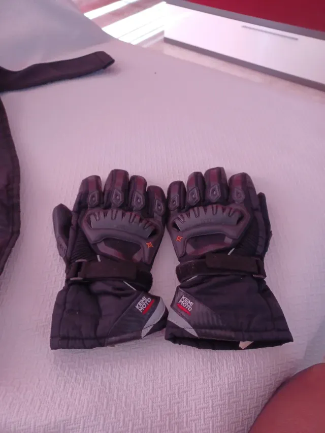 Guantes Moto KEMIMOTO Negros Talla M