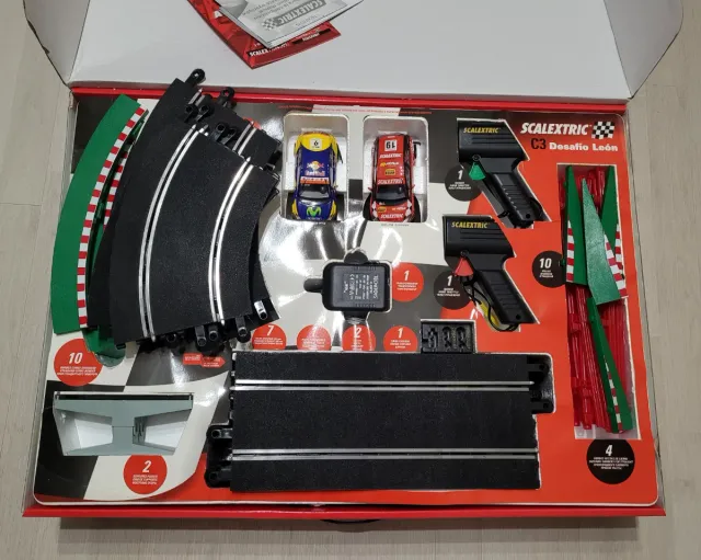 Scalextric C3 Desafío León con cuenta vueltas