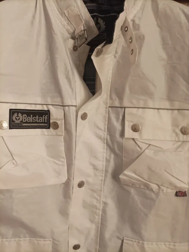 Giubbino Belstaff Bianco Uomo