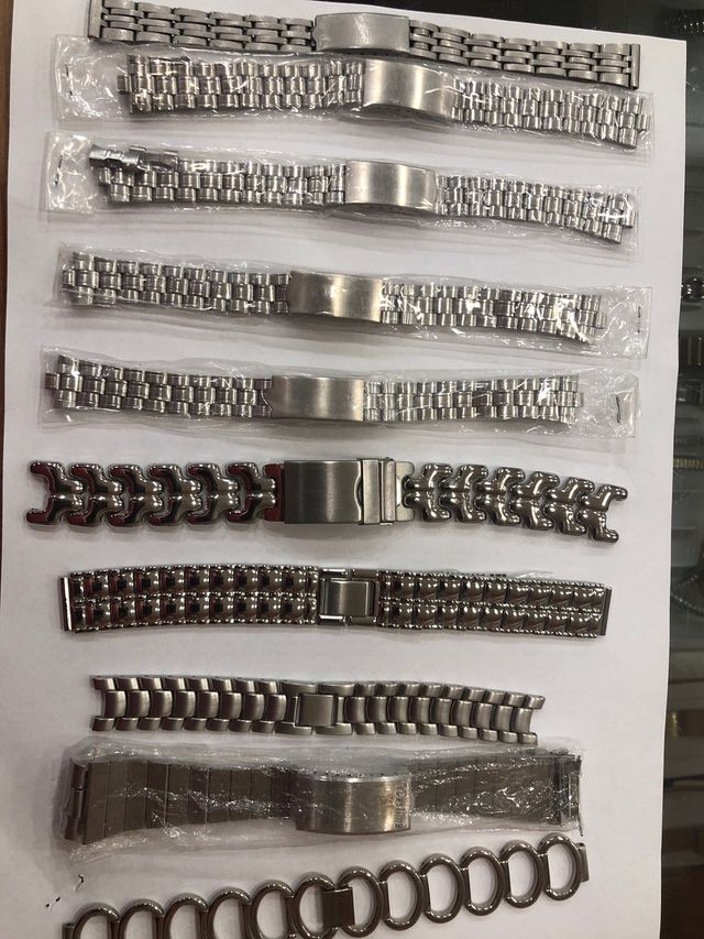 Lote 10 Armis Brazaletes Acero Inoxidable