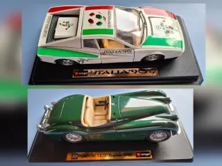 Modellini Bburago 1/24 Ferrari Italia '90, Jaguar