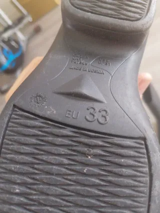 Botas de agua para niños negras talla 33