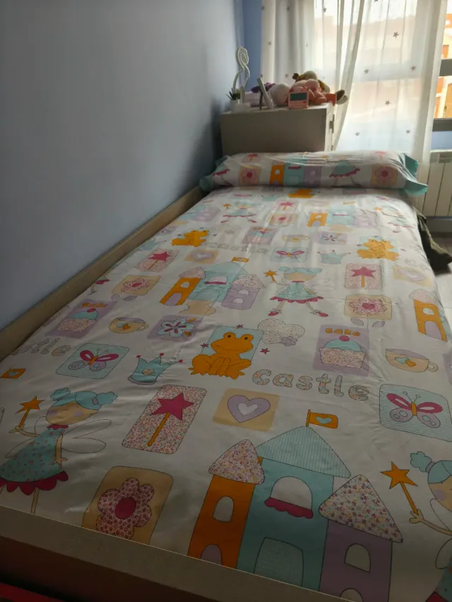 Funda nórdica, sabana bajera y funda almohada infa