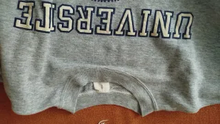 Sudadera University Paris Sorbonne Gris