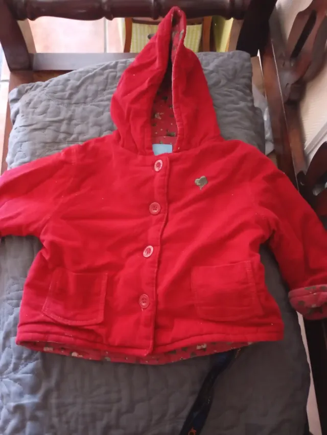 Giubbotto in velluto per neonato o reborn 3-6 mesi