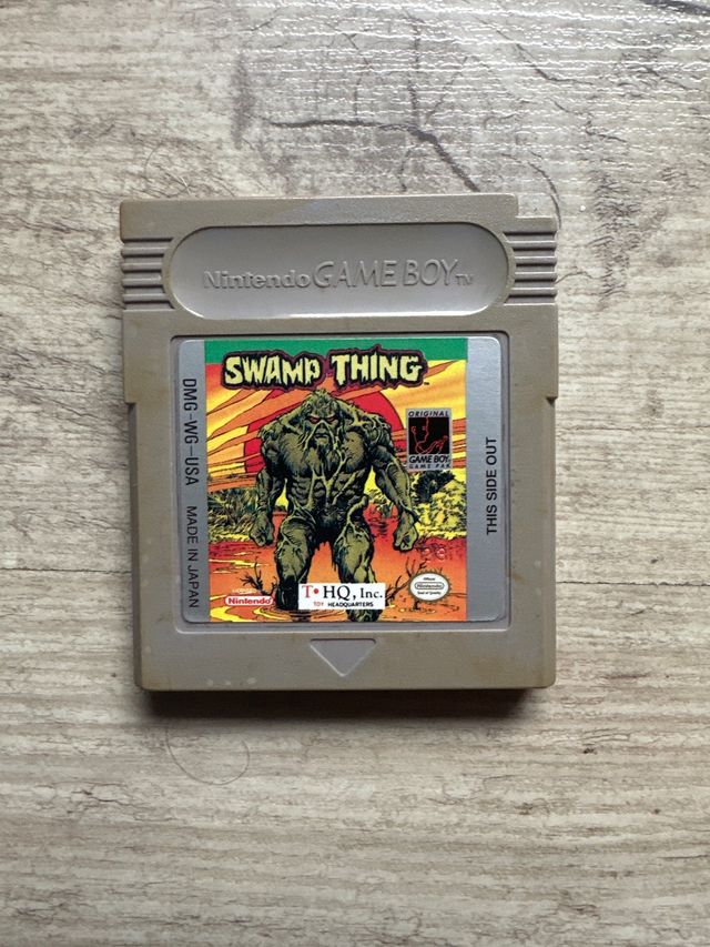 Videojuego Swamp Thing Game Boy Nintendo