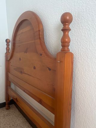 Cabecero madera maciza 90cm