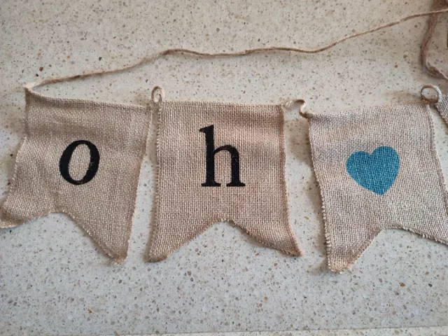 Banner Oh Boy con Cuore Azzurro