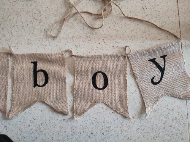 Banner Oh Boy con Cuore Azzurro