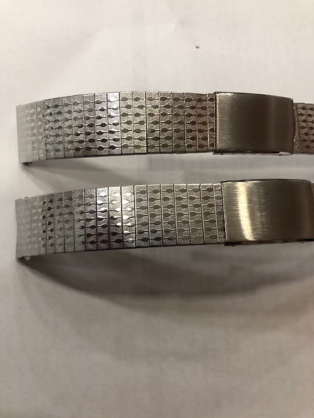 2 Brazaletes para Reloj Plateados