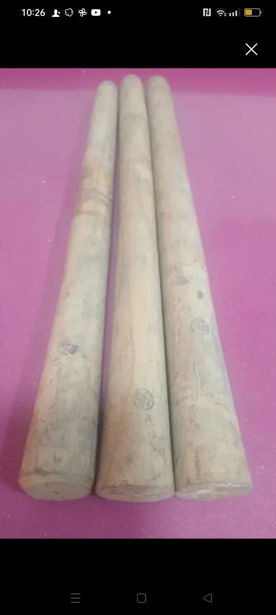 3 mangos madera del ejercito