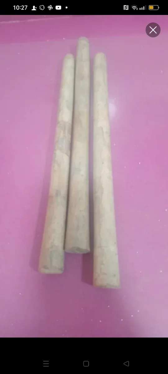 3 mangos madera del ejercito