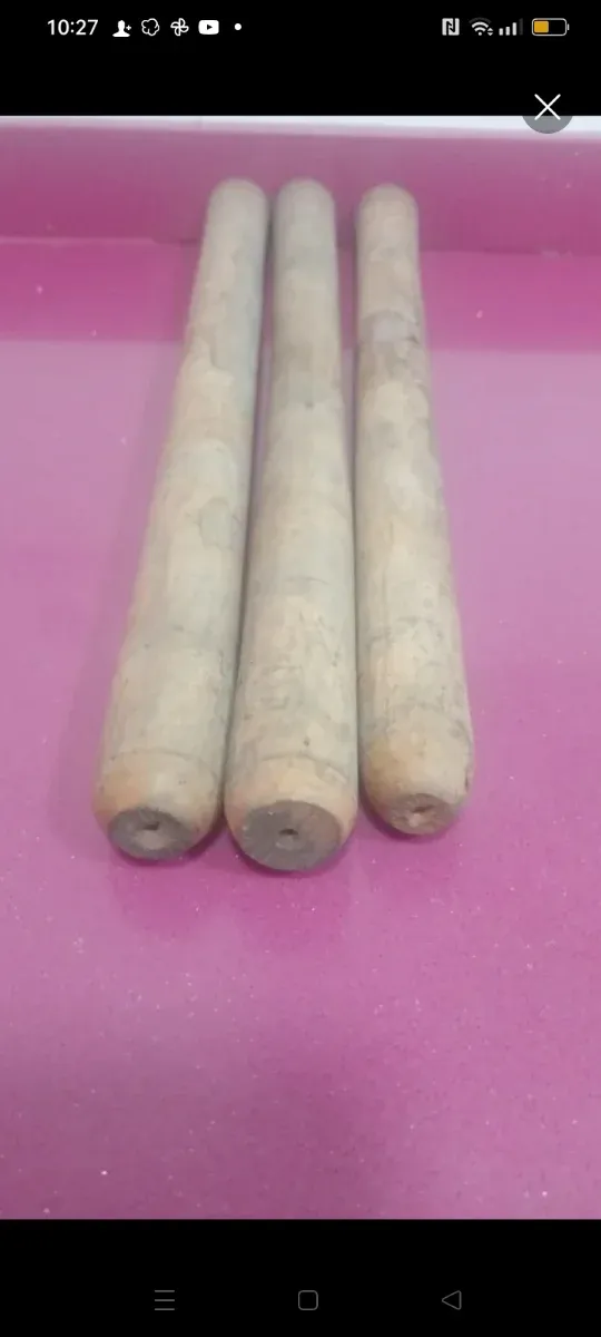 3 mangos madera del ejercito