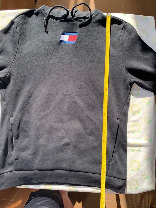 Sudadera Tommy Hilfiger Negra con Capucha Talla M