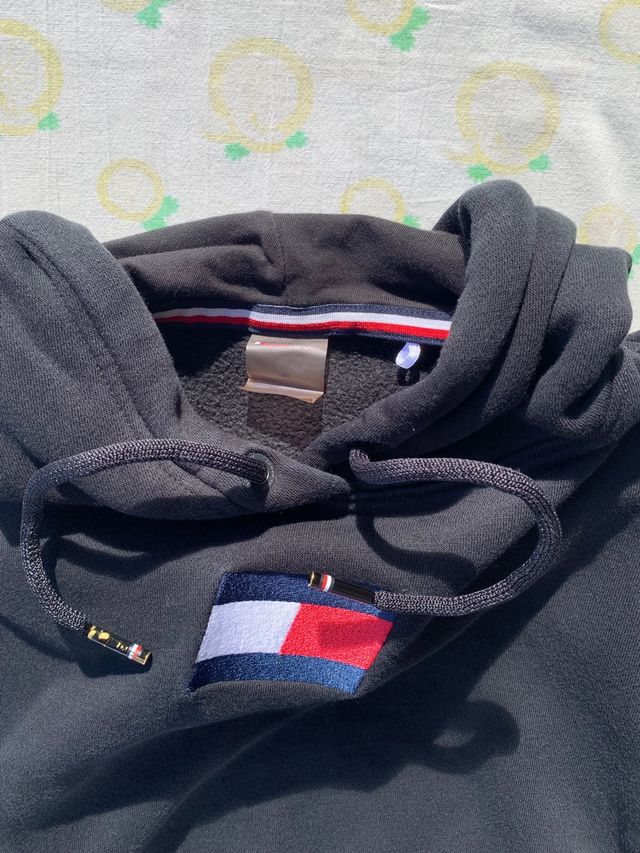 Sudadera Tommy Hilfiger Negra con Capucha Talla M