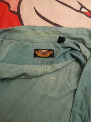 Camisa Harley-Davidson Motocicleta Azul .Exclusiva