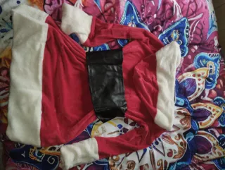 Vestido Mamá Noel con cinturón corsé.