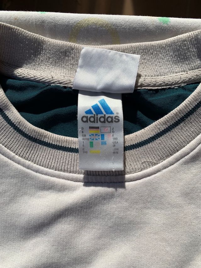 Sudadera Adidas Retro Blanca Talla M