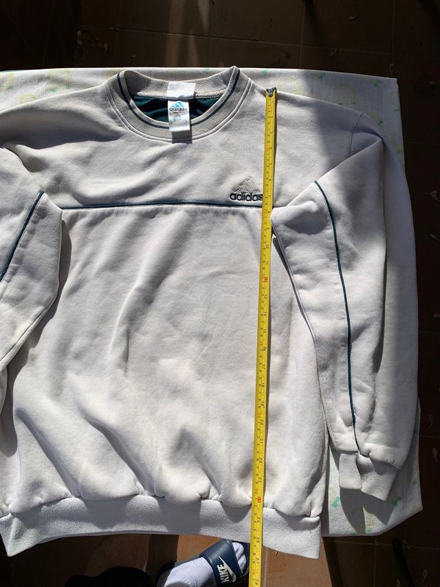 Sudadera Adidas Retro Blanca Talla M