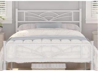 Cama individual metálica 90x190 cm