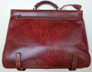 Valigetta The Bridge in pelle marrone