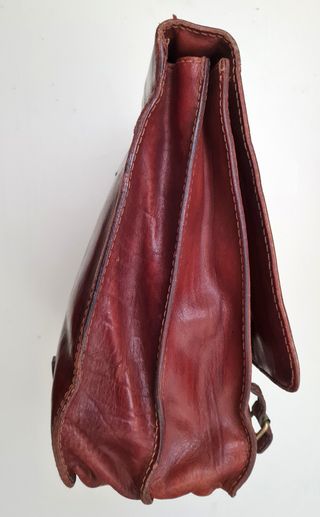 Valigetta The Bridge in pelle marrone