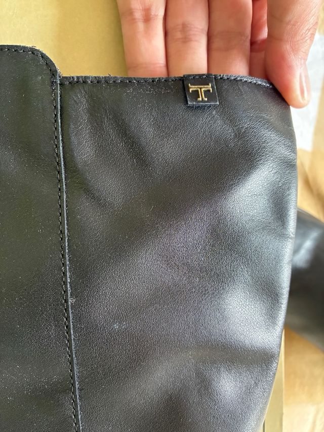 Botas de piel negra Latouche