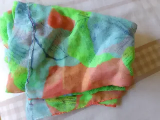 Pañuelo largo estampado