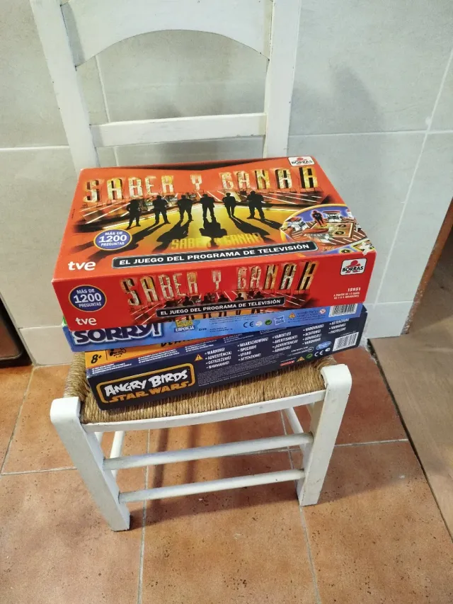 Lote 3 giochi da tavolo: Sapere e Vincere, Sorry!, Angry Birds Star Wars