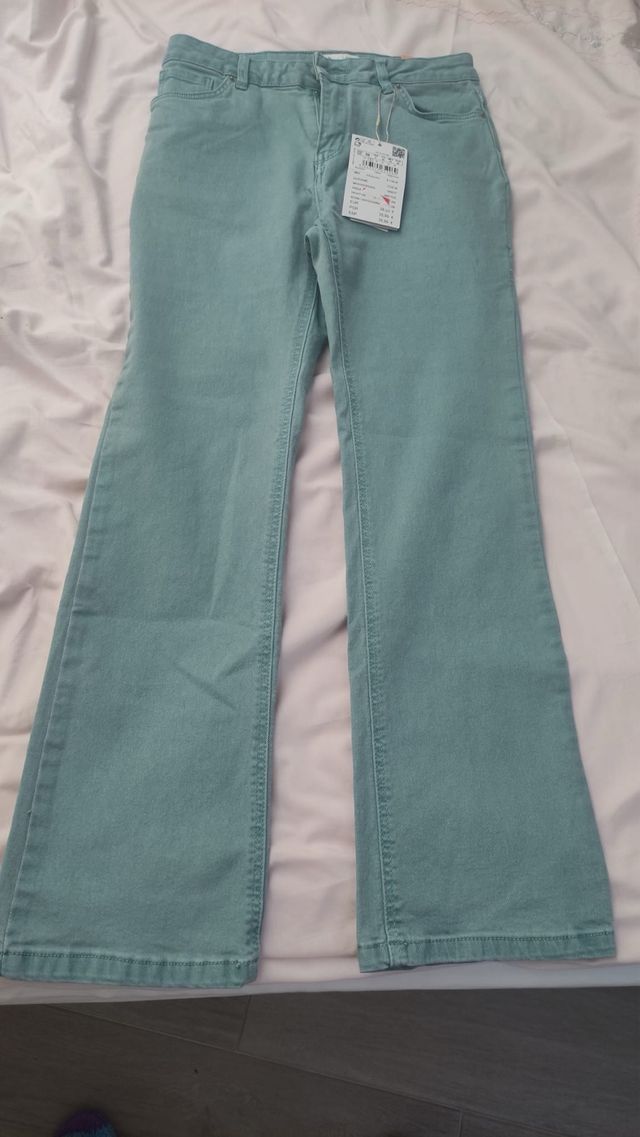 Vaqueros verde mar
