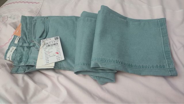 Vaqueros verde mar