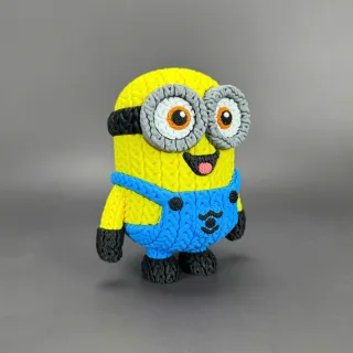 Figura Minion Chef Crochet 3D