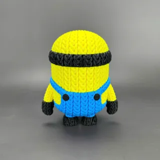 Figura Minion Chef Crochet 3D