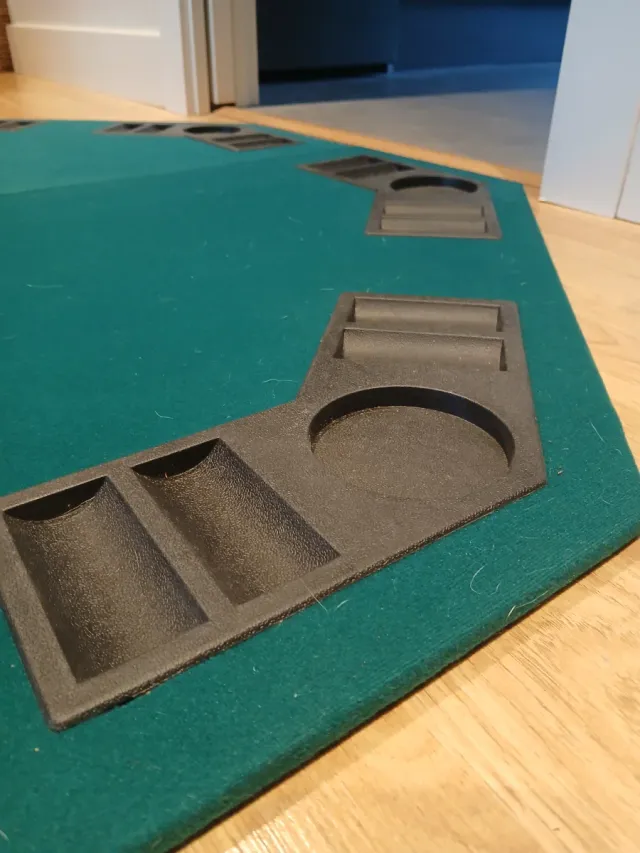 Tablero de póker plegable 8 jugadores