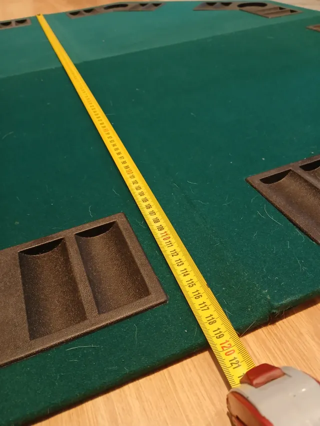 Tablero de póker plegable 8 jugadores