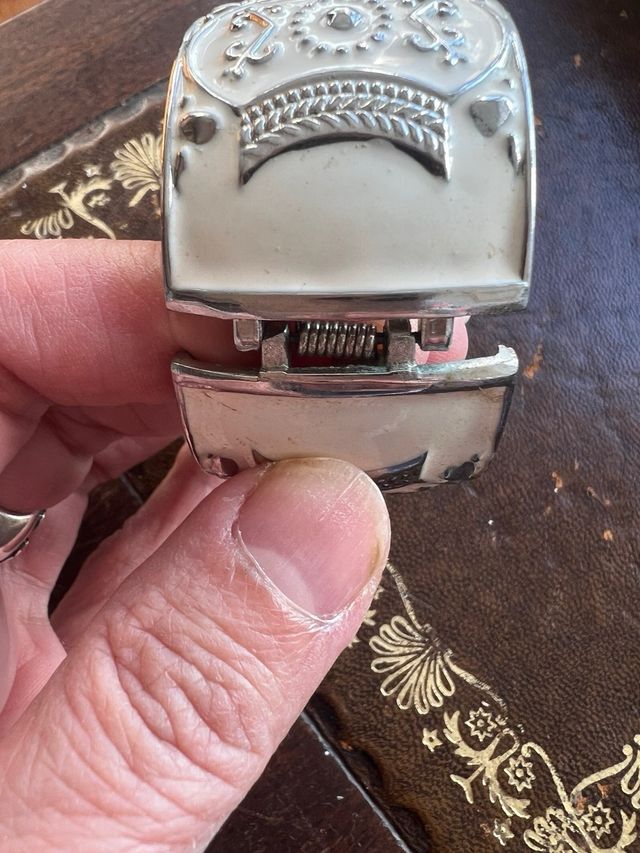 Reloj Misako Vintage Blanco y Plateado