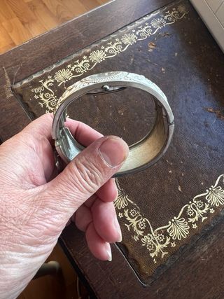 Reloj Misako Vintage Blanco y Plateado