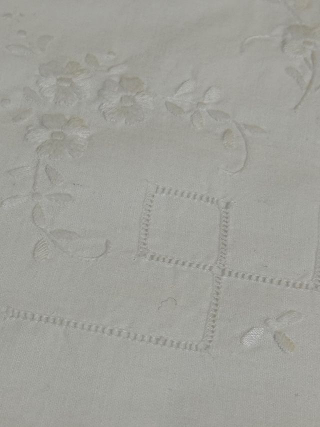 2 federe ricamate cotone 100%