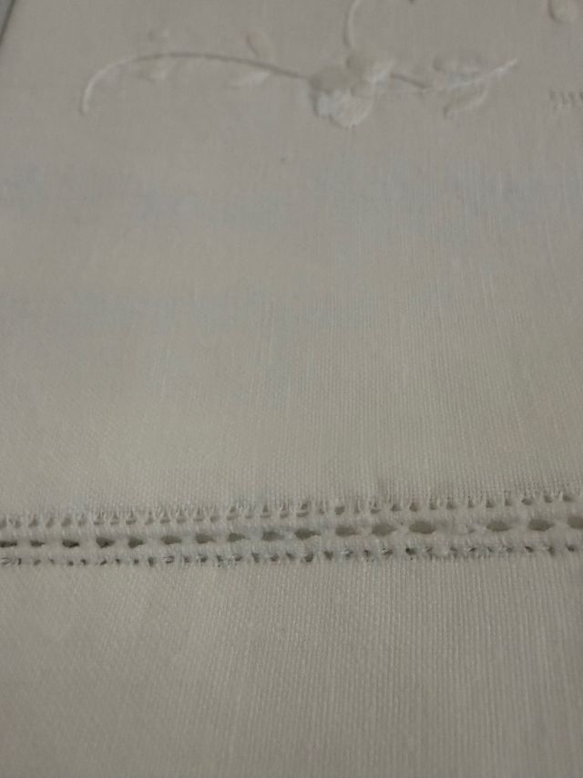 2 federe ricamate cotone 100%