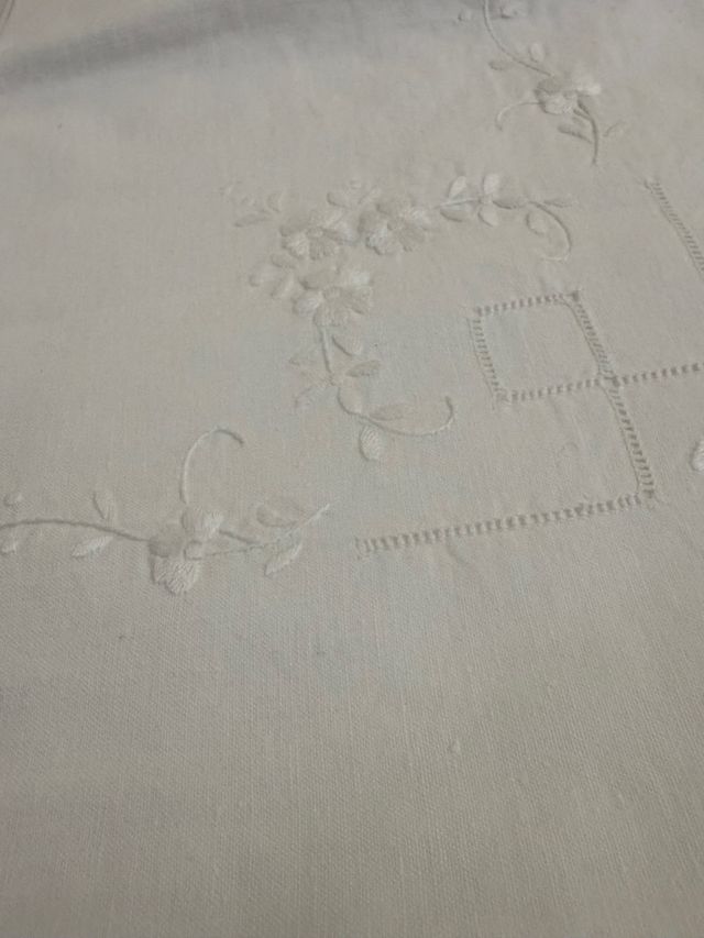 2 federe ricamate cotone 100%