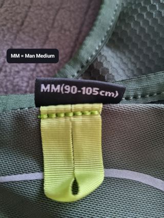 zaino gilet Osprey Duro LT  tg. M col. Verde *NEW