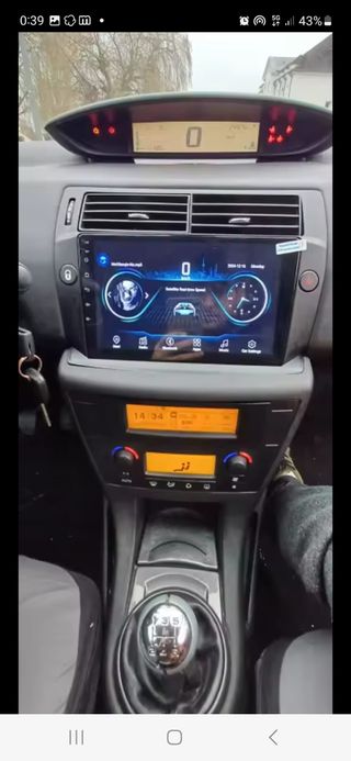 Radio Android CarPlay Citroën C4 2+64+ Cámara