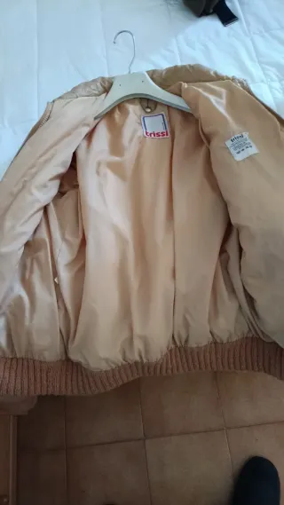 Chaqueta Trissi Vintage Beige y Marrón