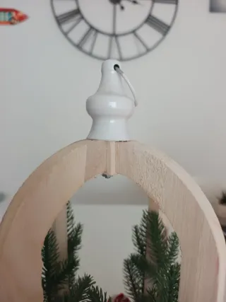 Lanterna in legno decorata