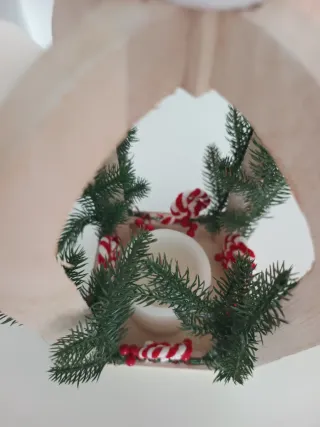 Lanterna in legno decorata