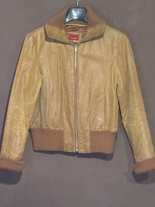 chaqueta aviador 100 por 100 de piel