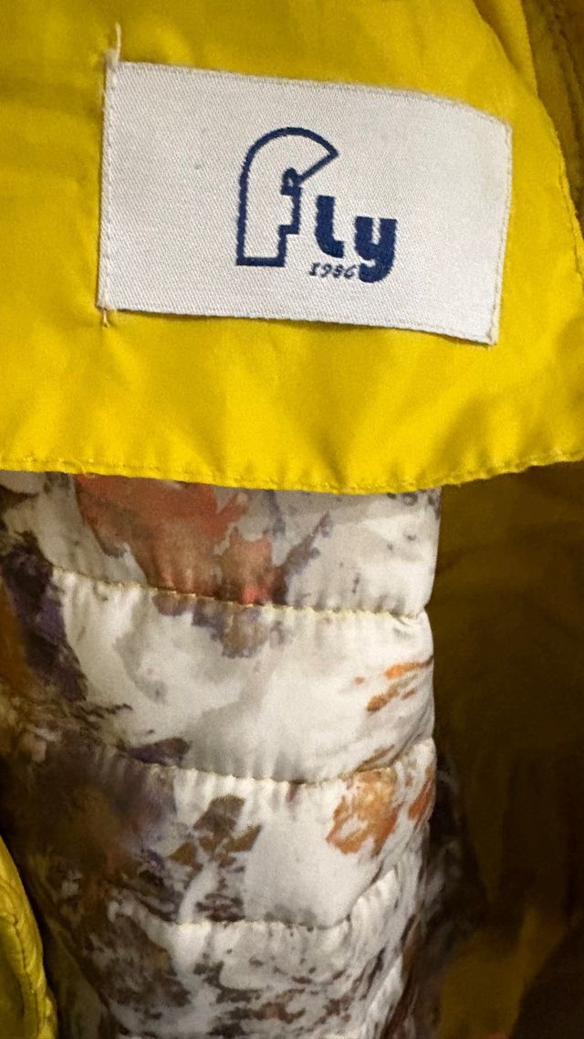 Giacchino trapuntato giallo