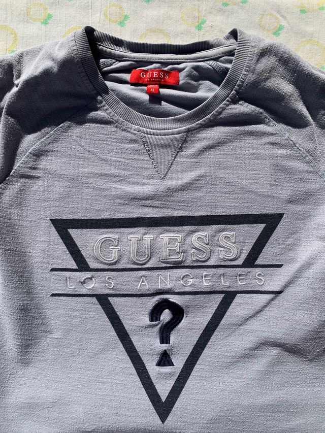 Sudadera Guess Gris Talla XL